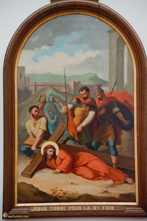 Nom de l'image : D30096313a_(c)Norbert-JUNG — Description :  Chemin de croix à l'église de la Ferté Vidame (28300)